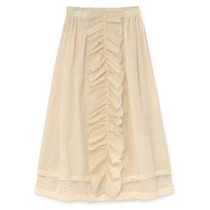 Little Creative Factory Cream Muslin Ruffle Skirt